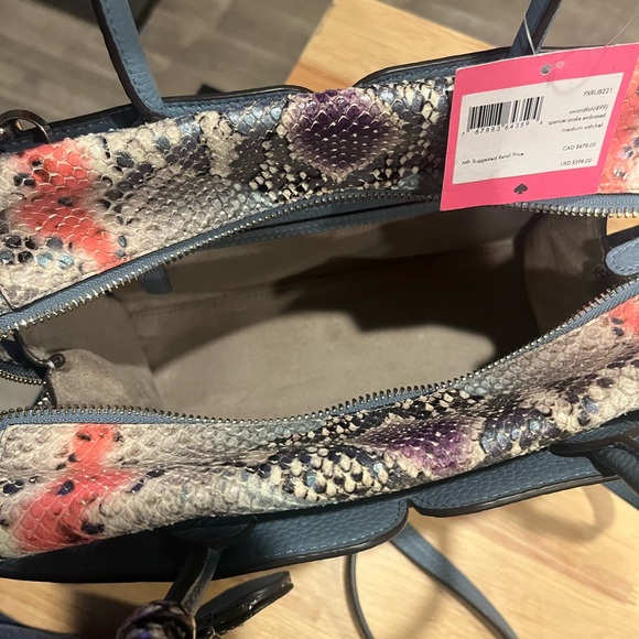 Kate Spade Blue and Purple Satchel Bag - Picture 9 of 10